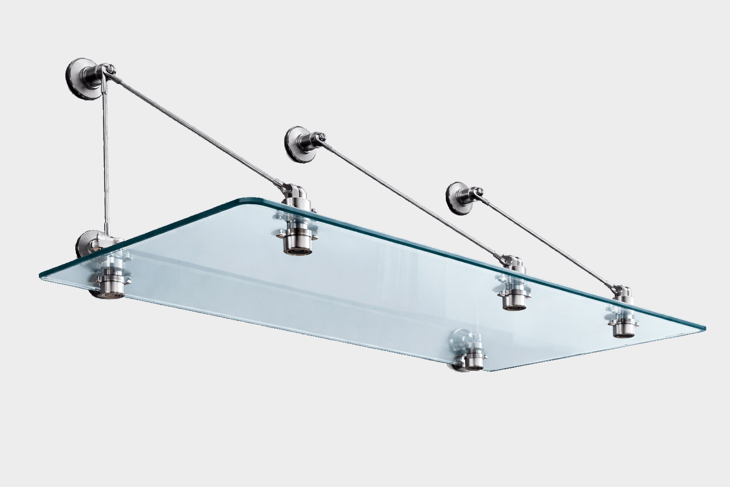 Стеклянный козырек / навес