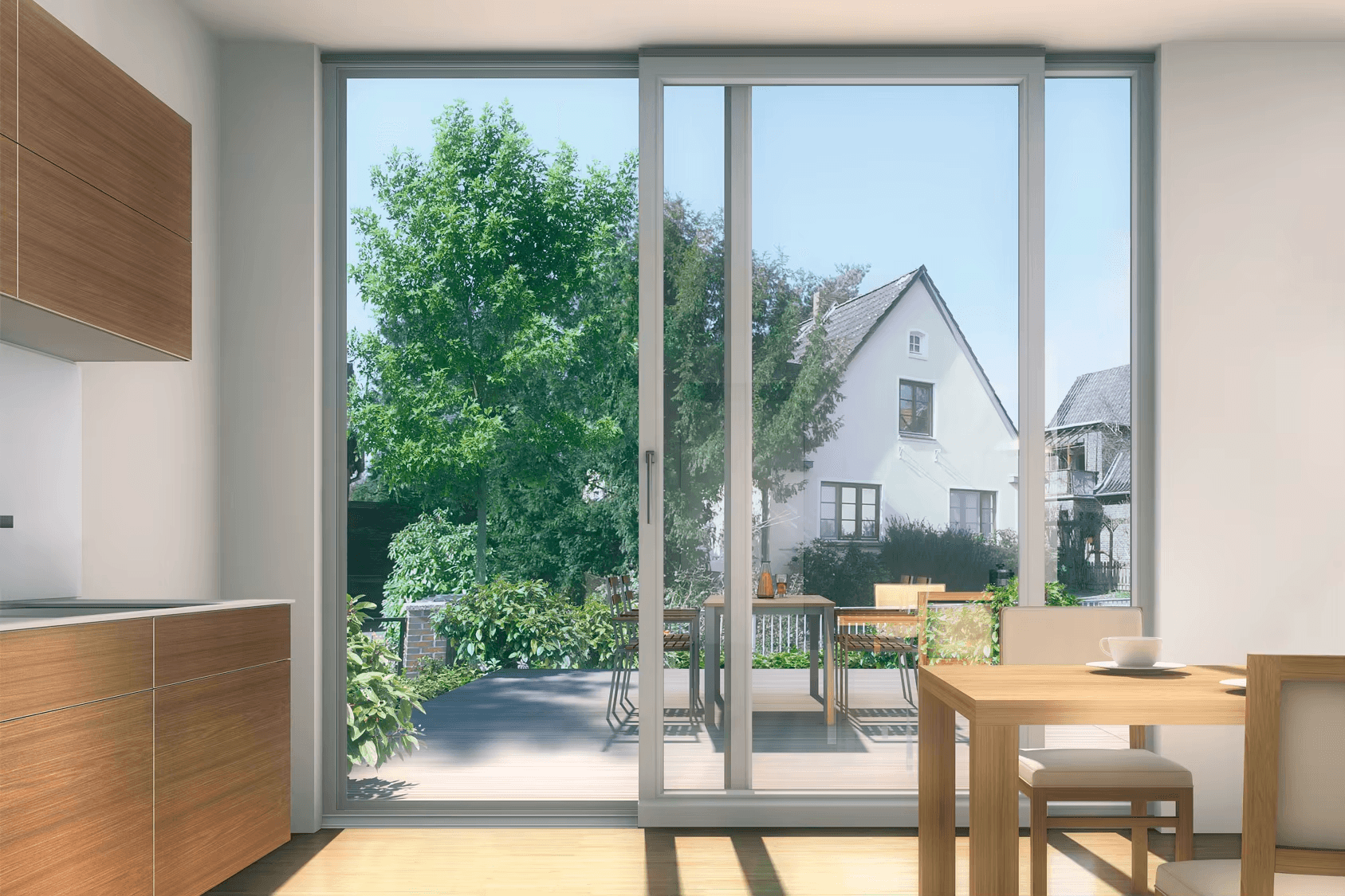 Вид параллельно-раздвижной PSK / Sliding системы